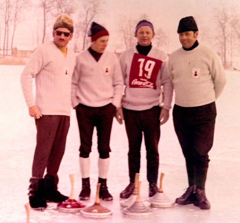 Schwäbischer Meister 1970, v. l. Karl Karg, Helmut Winkler, Franz Hefele, Rudolf Großmann